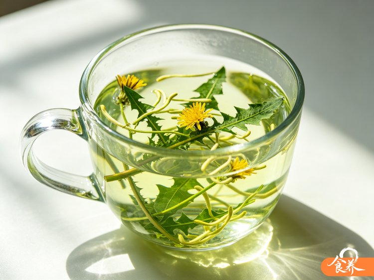 蒲公英金银花茶