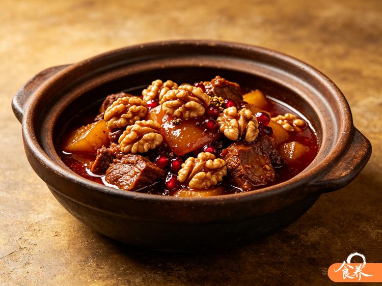 伊朗石榴核桃炖菜（Fesenjān）