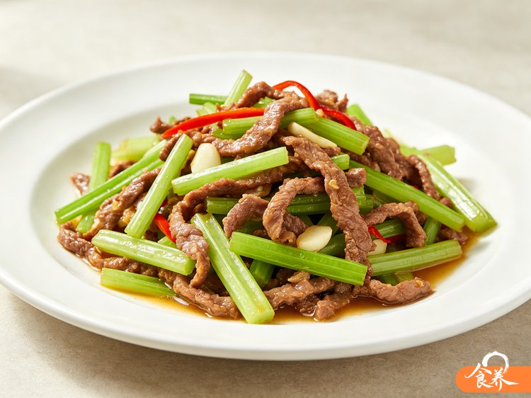 芹菜炒牛肉丝