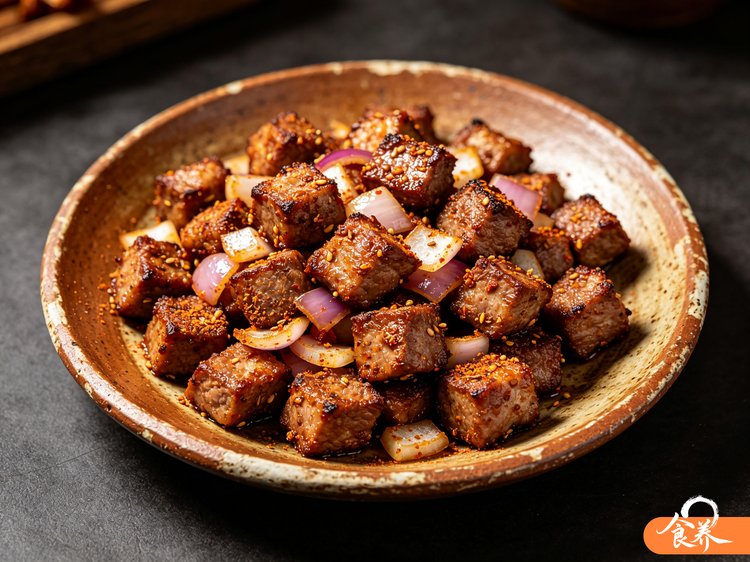 孜然烤鸡胸/牛肉粒