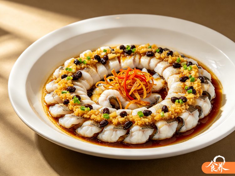 豆豉蒸盘龙鳝