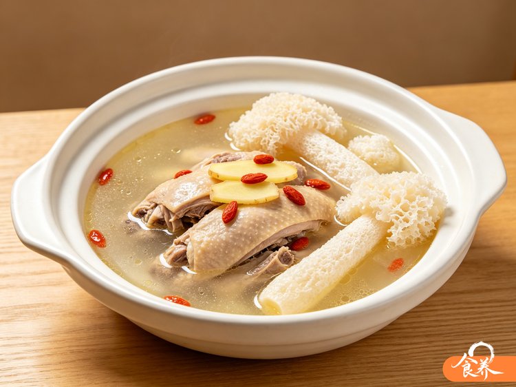 竹荪鸡汤