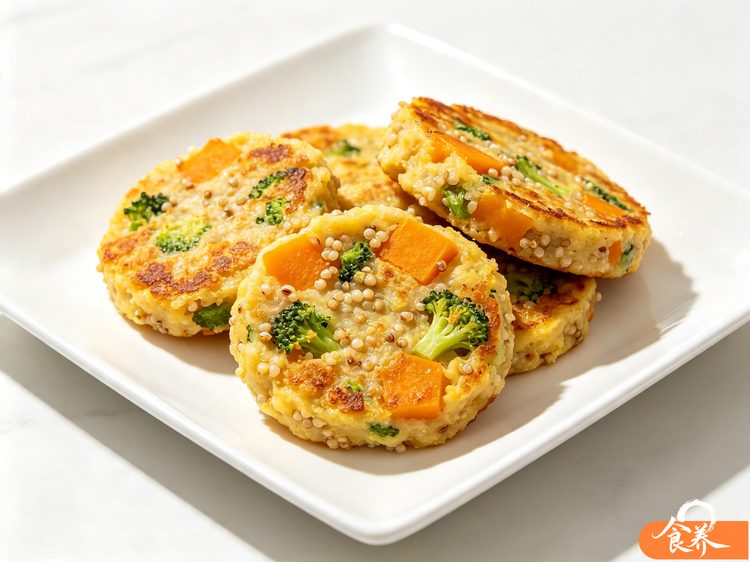 藜麦南瓜蔬菜饼