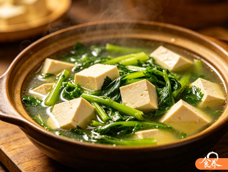 茼蒿豆腐汤