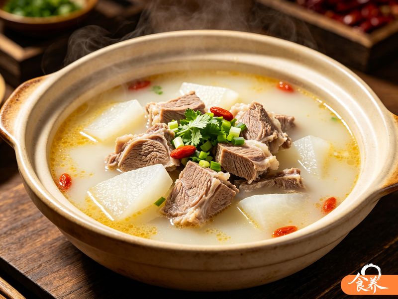 羊肉萝卜汤