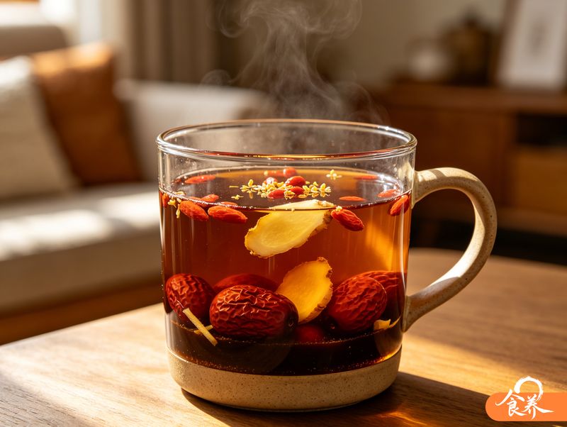 红糖姜枣茶