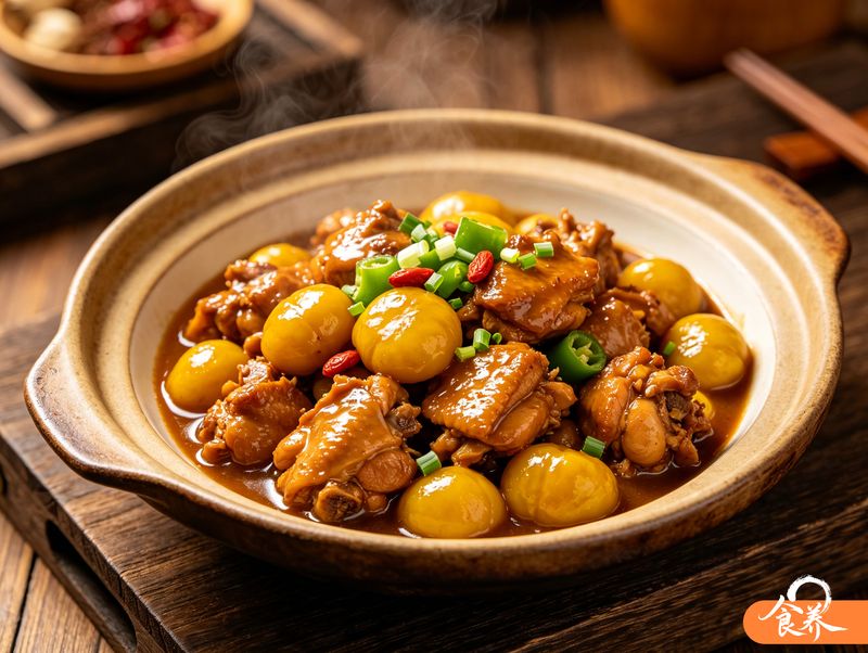 板栗炖鸡