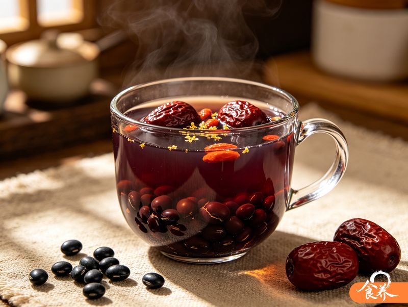 黑豆红枣茶