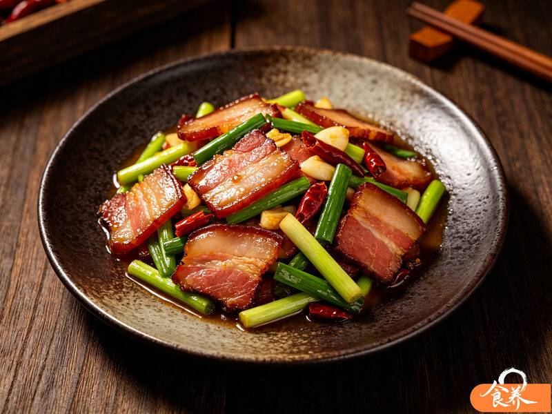 蒜苗炒腊肉
